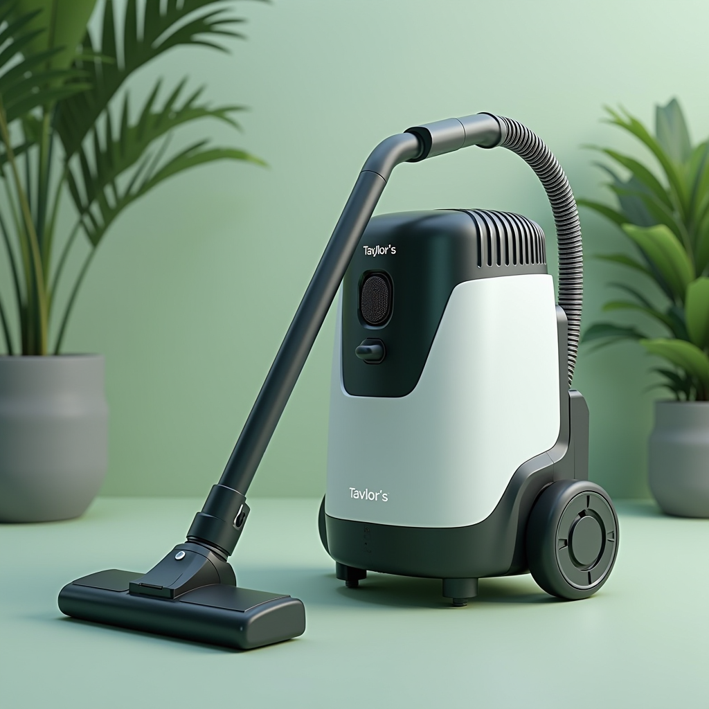 Taylor's Tech - Smart eco-friendly outdoor vacuum cleaner innovation logo